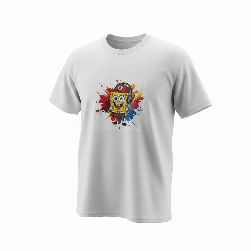 HOLA WHITE SPONGE TSHIRT